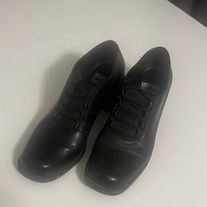 Vintage! Mootsies Tootsies Classic Black Oxfords